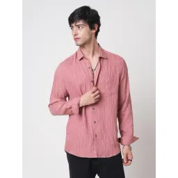 VASTRADO Core Fashion Pink Jacquard Shirt-picture-10