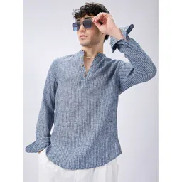 VASTRADO Men Checked Thread Work Kurta-picture-32