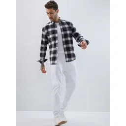 VASTRADO Men Classic Checked Casual Shirt-image-47