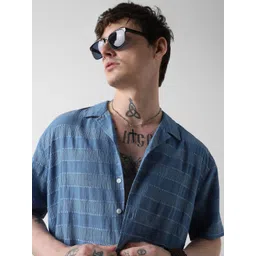 VASTRADO Men Classic Multi Stripes Opaque Striped Casual Shirt-picture-22