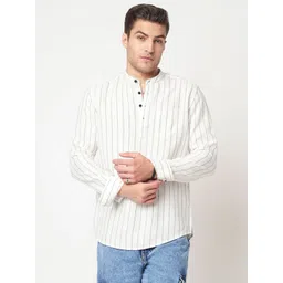 VASTRADO Men Striped Thread Work Kurta-picture-36