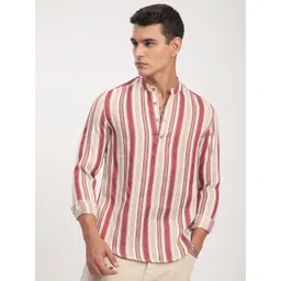VASTRADO Men Striped Thread Work Kurta-picture-29