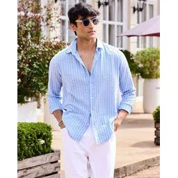 vastrado Men Stripes Slim Fit Shirt-picture-11