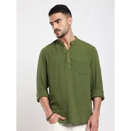 VASTRADO Men Thread Work Pathani Kurta-picture-18