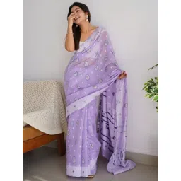 VASTRAHUT Paisley Woven Design Zari Banarasi Saree-picture-19