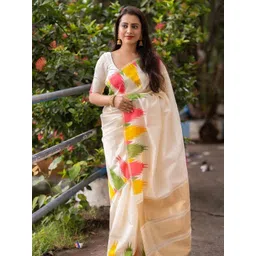 VASTRAHUT Woven Design Zari Banarasi Saree-picture-10