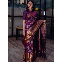 VASTRAHUT Woven Design Zari Banarasi Saree-picture-37