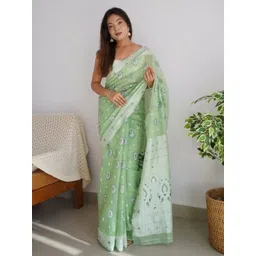 VASTRAHUT Woven Design Zari Banarasi Saree-picture-13