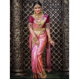 VASTRAHUT Woven Design Zari Banarasi Saree-picture-28