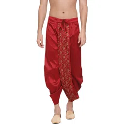 VASTRAMAY Embroidered, Self Design Men Dhoti-picture-15