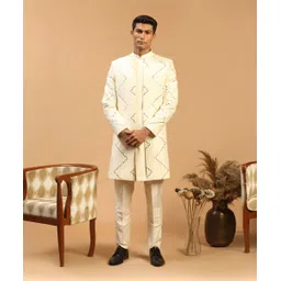 VASTRAMAY Embroidered Sherwani image 1