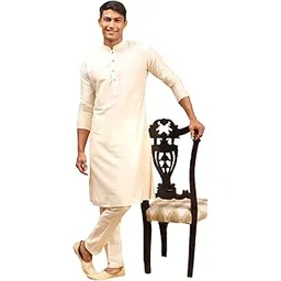 Men's Viscose Kurta Pyjama Set (B)-image-27