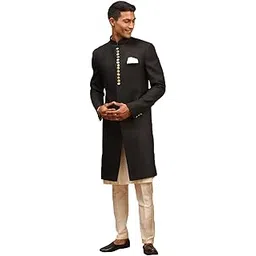 Men's Viscose Sherwani Set-image-15