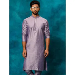 SHRESTHA BY VASTRAMAY Mandarin Collar Straight Kurta-picture-42