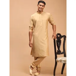 SHRESTHA BY VASTRAMAY Men Viscose Kurta with Pyjamas Set-image-1