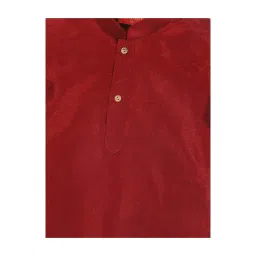 VASTRAMAY SISHU Maroon & Rose Gold Relaxed Fit Kurta Set image 5