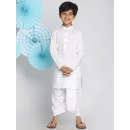 VASTRAMAY Boys Long Sleeves Kurta with Dhoti Pants-picture-36