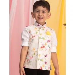 VASTRAMAY Boys Printed Nehru Jackets-picture-38