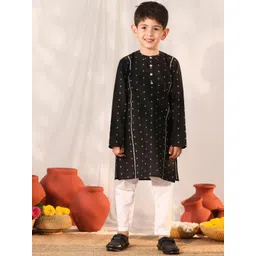 VASTRAMAY Boys Regular Kurta with Pyjamas-picture-32