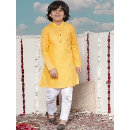VASTRAMAY Boys Regular Straight Kurta With Pyjamas-picture-23