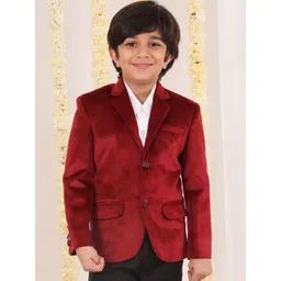 VASTRAMAY Boys Slim-Fit Single-Breasted Blazer-picture-10