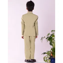 VASTRAMAY Boys Slim Fit Single-Breasted Five-Piece Party Suit image 4