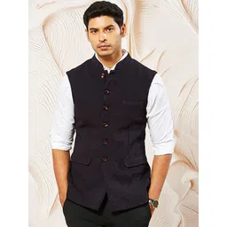 VASTRAMAY Embellished Nehru Jacket-picture-30
