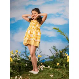 VASTRAMAY Floral Print Fit & Flare Dress-picture-33