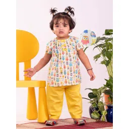 VASTRAMAY Girls Multicolor Cotton Printed Clothing Sets-picture-21