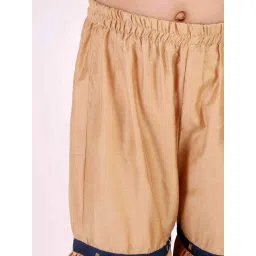 VASTRAMAY Kids Blue Self Pattern Suit Set image 5