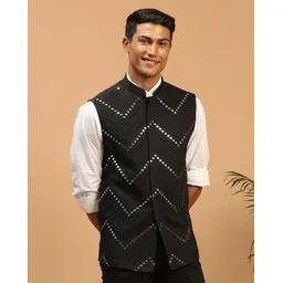 vastramay Men Embroidered Nehru Jacket-picture-40