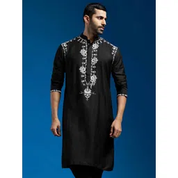 VASTRAMAY Men Embroidered Thread Work Kurta-picture-29