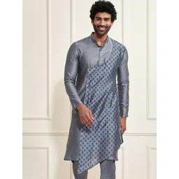 VASTRAMAY Men Ethnic Motifs Printed Kurta-picture-11
