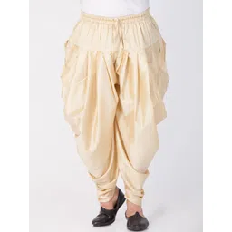 VASTRAMAY Men Gold-Colored Solid Dhoti Pants-picture-39
