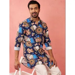 VASTRAMAY Men Printed Kurta-picture-14