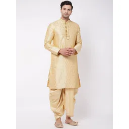 VASTRAMAY Men Regular Kurta with Dhoti Pants-picture-35