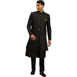 vastramay Men's Rayon Solid Kurta Set-picture-53