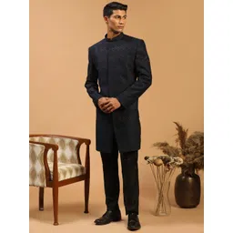 VASTRAMAY Self Designed Sherwani & Trousers-picture-16