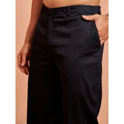 VASTRAMAY Slim-Fit Embroidered Mandarin Collar Sherwani Set image 3