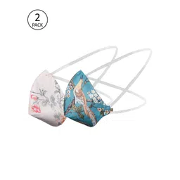 VASTRAMAY Unisex 2 Pcs Reusable 3-Ply Outdoor Head Band Cloth Masks-picture-21