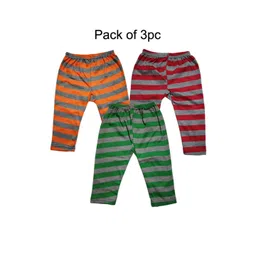VastraMilap Kids Unisex Multicolor Cotton Pajama - Pack of 3-picture-34