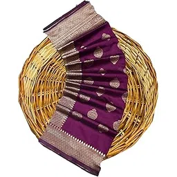 vasttram Women's Kanjivaram Golden Zari Weaving Kanchipuram Silk Saree with Unstitched Blouse Piece for Wedding-picture-17