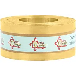 Vastu Vardan Brass Strip | 1 INCH | Pack of 1 | Vastu Strip | Vastu Strip Remedy | Width-25mm, Thickness-0.2mm, Length-25 Feet Approx.-image-4