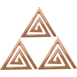 Vastu Vardan Plain Copper Helix for Vastu | 4 Inch | Pack of 3 | South East Vastu Remedy | Main Door Entrance | Bedroom | Toilet | Helix Vastu Dosh Remedies Products-image-7