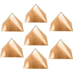 Vastu Vardan Pure Copper Hollow Pyramid | 2-Inch | Pack of 7 | Boost Positive Vastu Energy for Home & Office | Powerful Remedies for Health & Wealth-image-11