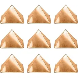 Vastu Vardan Pure Copper Hollow Pyramid | 2-Inch | Pack of 9 | Boost Positive Vastu Energy for Home & Office | Powerful Remedies for Health & Wealth-image-13