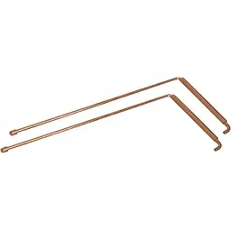 Vastu Vardan Copper Dowsing Rods Pair | Diameter-5MM | Aura Energy Checker | Feng Shui | Reiki | Dowing Rod | Diving Rod | Dowsing L Rods Pair | Only 2 Rod |-image-0
