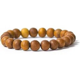 vastu yantra Pure Sandalwood Bracelet 7mm Beads | Natural Chandan Wood Mala Bracelet for Men & Women | Spiritual Meditation And Yoga-picture-29