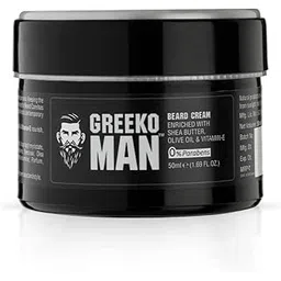 Vasu Greeko Man Beard Cream - Shea butter, Olive oil & Vitamin-E nourish, soften and strengthen hair, helping to style 50Ml-picture-10