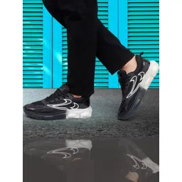 VATELIO Men Black Mesh Casual Shoes-picture-36